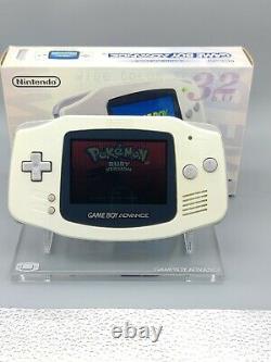 Nintendo Game Boy Advance Blanc. Complète En Boîte. Correspondance Des Numéros De Série