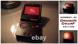 Nintendo Game Boy Advance Gba Sp Black Red System Ags 101 Brighter Mint Nouveau