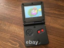Nintendo Game Boy Advance Gba Sp Graphite Black System Ags 101 Brighter Mint Nouveau