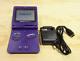 Nintendo Game Boy Advance Gba Sp Midnight Purple System Ags 001 Mint Nouveau