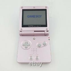 Nintendo Game Boy Advance Gba Sp Pearl Pink Ags-101 Complete In Box