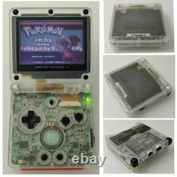 Nintendo Game Boy Advance Gba Sp Transparent Clear System Ags 001 Mint Nouveau