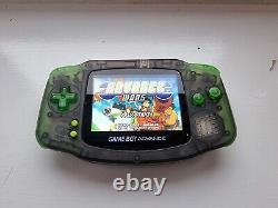 Nintendo Game Boy Advance IPS V2 Écran. Noir Et Vert