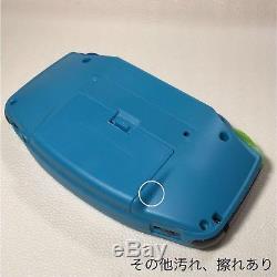 Nintendo Game Boy Advance Pokemon Bleu Rétro-éclairage De Couleur Limité Personnalisé F / S