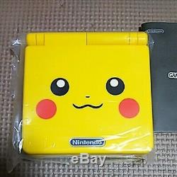 Nintendo Game Boy Advance Sp Center Console Pokemon Pikachu Limitée Couleur Nouveau