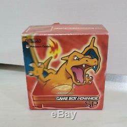 Nintendo Game Boy Advance Sp Console Pokemon Centre Charizard Couleur Limitée