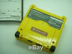 Nintendo Game Boy Advance Sp Console Pokemon Centre Pikachu Couleur Limitée