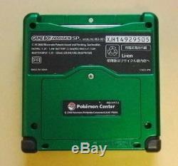 Nintendo Game Boy Advance Sp Console Pokemon Centre Rayquaza Limitée Couleur Japon