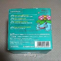 Nintendo Game Boy Advance Sp Console Venusaur Limitée Couleur Pokemon Centre
