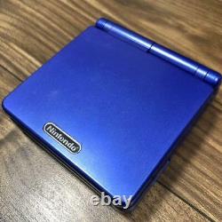 Nintendo Game Boy Advance Sp Couleur Console Azurite Bleu Du Japon