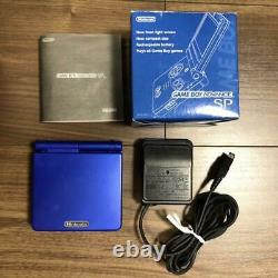 Nintendo Game Boy Advance Sp Couleur Console Azurite Bleu Du Japon