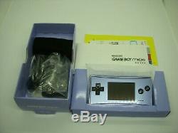 Nintendo Game Boy Advance Sp Micro Condole Système Bleu Couleur