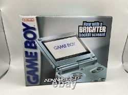 Nintendo Game Boy Advance Sp Pearl Blue Ags-101 Gba Brand New Factory Seeled