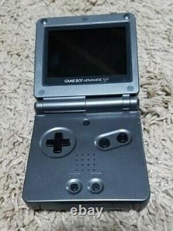 Nintendo Game Boy Advance Sp-ags101-tested & Travailler Avec Game & Charger
