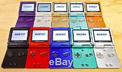 Nintendo Game Boy Advance Système Gba Sp Ags 101 Brighter Mint Neuve Choisissez Une Couleur