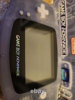 Nintendo Game Boy Advance Système Portatif Glacier
