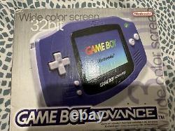 Nintendo Game Boy Advance Système de jeu portable violet en boîte