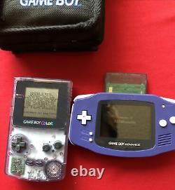 Nintendo Game Boy And Game Boy Advance Couleur Console De Poche Atomic Purple