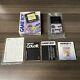 Nintendo Game Boy Color Atomic Purple Handheld Console + Boîte D'origine + Manuels