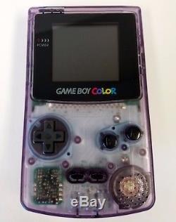 Nintendo Game Boy Color Atomic Purple Système De Poche Nouveau Dans Box Read