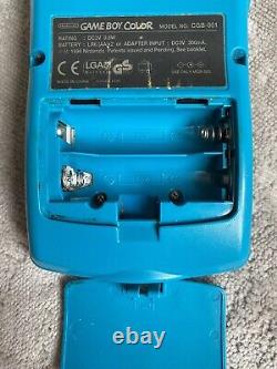 Nintendo Game Boy Color Boîte turquoise Boîte non complète gratuite U. K. P&P