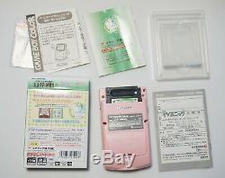 Nintendo Game Boy Color Bonjour Kitty Système Boxed Rose Console Limitée Us Vendeur