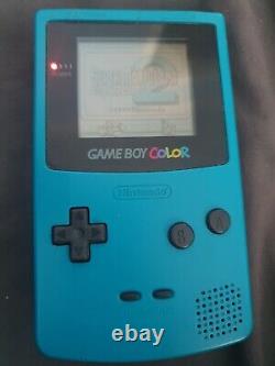 Nintendo Game Boy Color Bundle Système portable Teal LIRE LA DESCRIPTION
