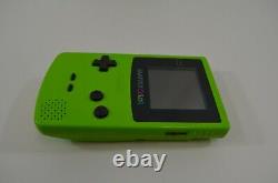 Nintendo Game Boy Color Cbg-01 Green Complet Dans La Boîte Cib Works 1998
