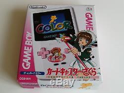 Nintendo Game Boy Color Cgb Sakura Card Captor Rare Imp. Jap Cib Mint Correspondant À N