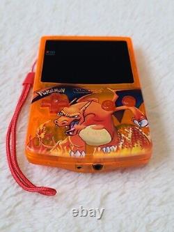 Nintendo Game Boy Color Charizard Pokemon Écran OLED IPS USB-C Rétro GBC