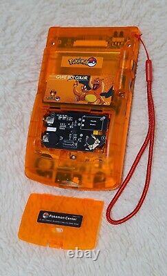 Nintendo Game Boy Color Charizard Pokemon Écran OLED IPS USB-C Rétro GBC