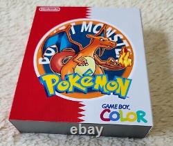 Nintendo Game Boy Color Charizard Pokemon Écran OLED IPS USB-C Rétro GBC