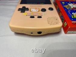 Nintendo Game Boy Color Console Hello Kitty Cgb-001 & Sanrio Carnival Utilisé