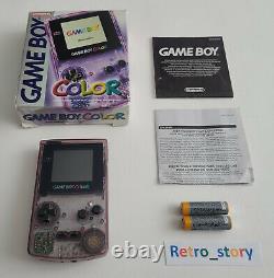 Nintendo Game Boy Color Console Violet Transparent Pal Eur