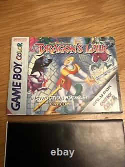 Nintendo Game Boy Color Dragon's Lair Boîte Avec Manuel TBE