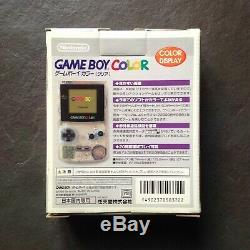 Nintendo Game Boy Color Gbc Neotones Ice Jap Trasparente Con Scatola E Manuale