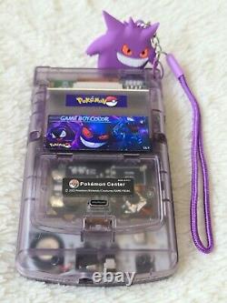 Nintendo Game Boy Color Gengar Haunter Pokemon Écran OLED IPS USB-C Retro GBC