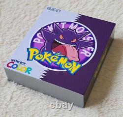 Nintendo Game Boy Color Gengar Haunter Pokemon Écran OLED IPS USB-C Retro GBC