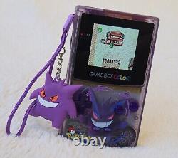 Nintendo Game Boy Color Gengar Pokemon Écran IPS laminé Rétro GBC Gameboy