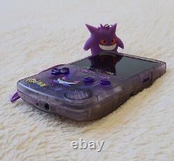 Nintendo Game Boy Color Gengar Pokemon Écran IPS laminé Rétro GBC Gameboy