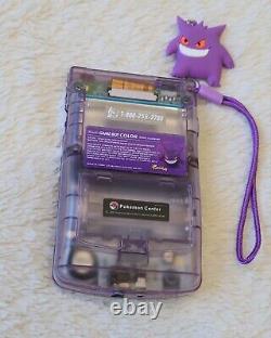 Nintendo Game Boy Color Gengar Pokemon Écran IPS laminé Rétro GBC Gameboy