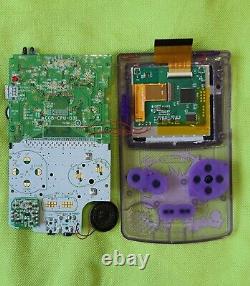 Nintendo Game Boy Color Gengar Pokemon Écran IPS laminé Rétro GBC Gameboy