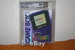 Nintendo Game Boy Color Grape Console Nouveau Nouveau Holostrip Mint Gold Vga 85+