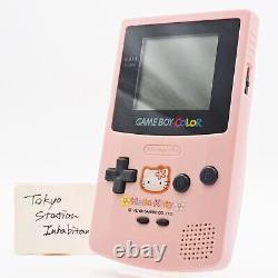 Nintendo Game Boy Color Hello Kitty Édition Limitée Japon OEM TESTÉ FONCTIONNEL