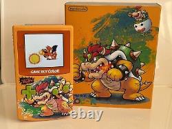 Nintendo Game Boy Color IPS GBC Écran Laminé Q5 Contrôles Tactiles OSD Bowser