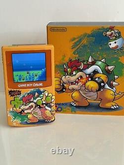 Nintendo Game Boy Color IPS GBC Écran Laminé Q5 Contrôles Tactiles OSD Bowser