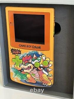 Nintendo Game Boy Color IPS GBC Écran Laminé Q5 Contrôles Tactiles OSD Bowser