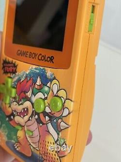 Nintendo Game Boy Color IPS GBC Écran Laminé Q5 Contrôles Tactiles OSD Bowser