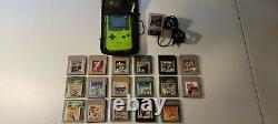 Nintendo Game Boy Color Launch Edition Kiwi Handheld System Bundle