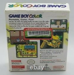 Nintendo Game Boy Color Launch Edition Kiwi Handheld System, Factory Seeled
